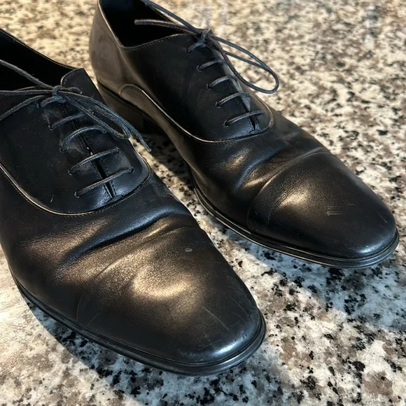 Salvatore Faragamo Rain Lux Leather Dress Shoes display picture 1
